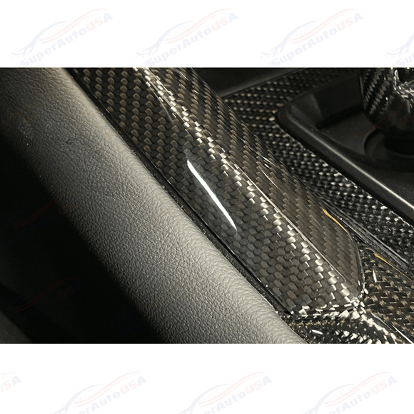 For 2020-Up Toyota Supra Carbon Fiber Center Console Side Panel Cover