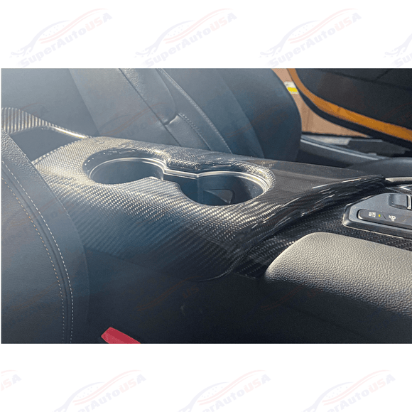 For 2020-Up Toyota Supra Carbon Fiber Center Console Panel Cover