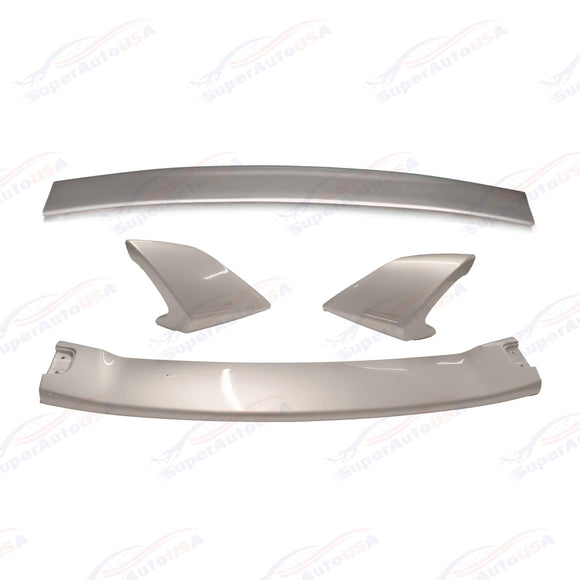 For 2006-11 Honda Civic Sedan Mugen Style Silver Rear Spoiler Wing w/Pannel