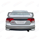 Fits 2006-2011 Honda Civic Sedan 3D Mugen Style Silver Rear Trunk Spoiler Wing-7
