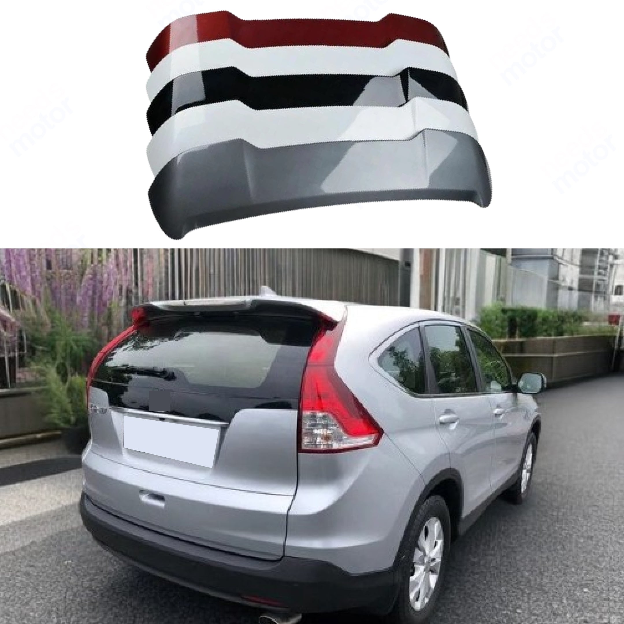 Fit 2012-2016 Honda CRV CR-V OE Style Rear Roof Spoiler Wing (Painted Red)