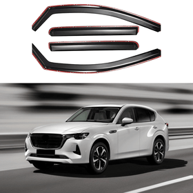 Fits 2023-2025 Mazda CX-90 In-Channel Vent Window Visors Rain Guards Shade Deflectors
