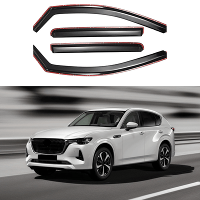 Fits 2023-2025 Mazda CX-90 In-Channel Vent Window Visors Rain Guards Shade Deflectors
