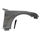 Low angle view highlighting the sharp lines of the CT4-V Blackwing carbon fenders