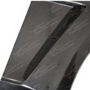 Underside of the CT4 carbon fenders showing reinforced resin and mounting tabs