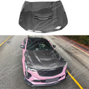 Easy installation of SuperAutoUSA real carbon fiber V style front engine hood