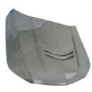 Sleek SuperAutoUSA carbon fiber hood installed on a Cadillac CT4-V