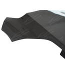 Close-up of the premium 3K twill real carbon fiber weave on the CT5 Blackwing side vents