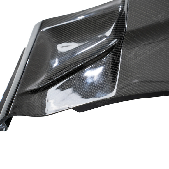 Precision fitment showing the flush, gap-free edge along the Cadillac CT5 front fender