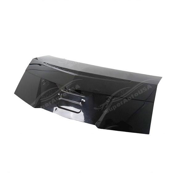 2011-2014 Cadillac CTS + CTS-V Coupe - OEM Style Carbon Fiber Trunk