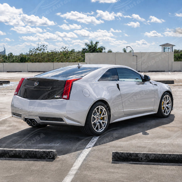 2011-2014 Cadillac CTS + CTS-V Coupe - OEM Style Carbon Fiber Trunk