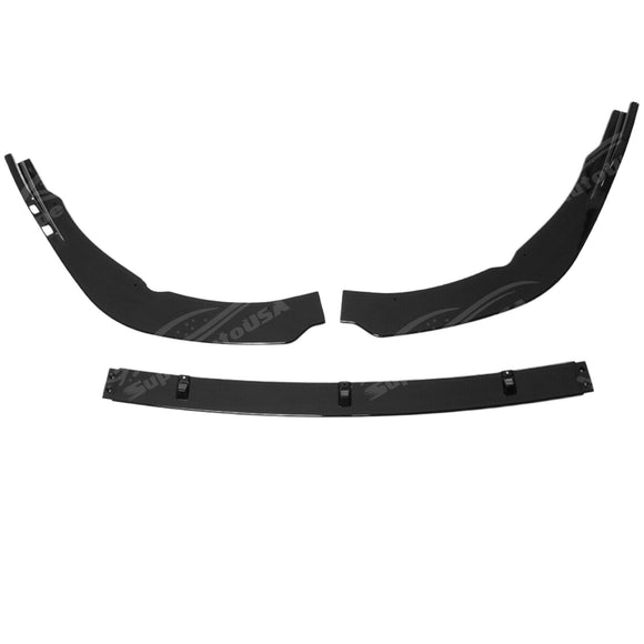 Fits Toyota Camry SE XSE 2018-2023 TRD Style Gloss Black Front Lip