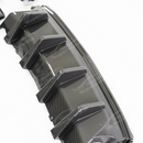 First step of carbon fiber print rear diffuser installation for Camaro