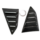 View demonstrating the sunshade effect and UV protection of the carbon fiber louver