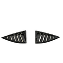 Close-up of the high-gloss black finish on the 5th Gen Camaro louver