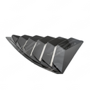 Detailed view of the precision-angled slats on the 2012 Camaro window louver