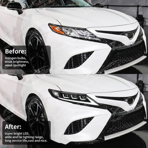 Fits Toyota Camry 2018-2024 LED Head Light Sequential Assembly
