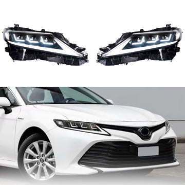Se adapta al conjunto secuencial de luces delanteras LED Toyota Camry 2018-2024 