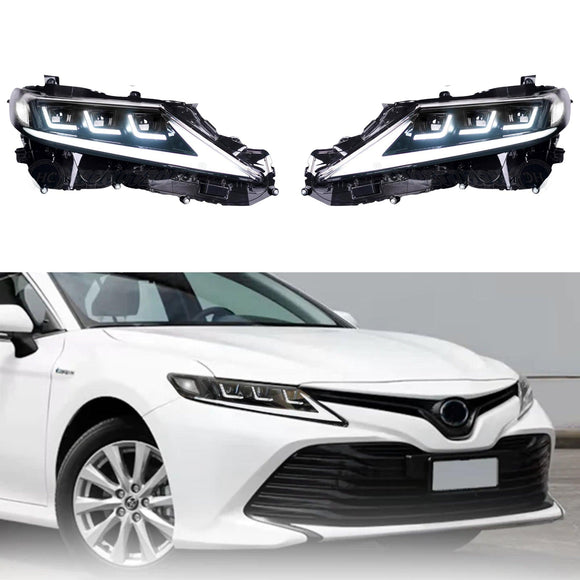 Fits Toyota Camry 2018-2024 LED Head Light Sequential Assembly
