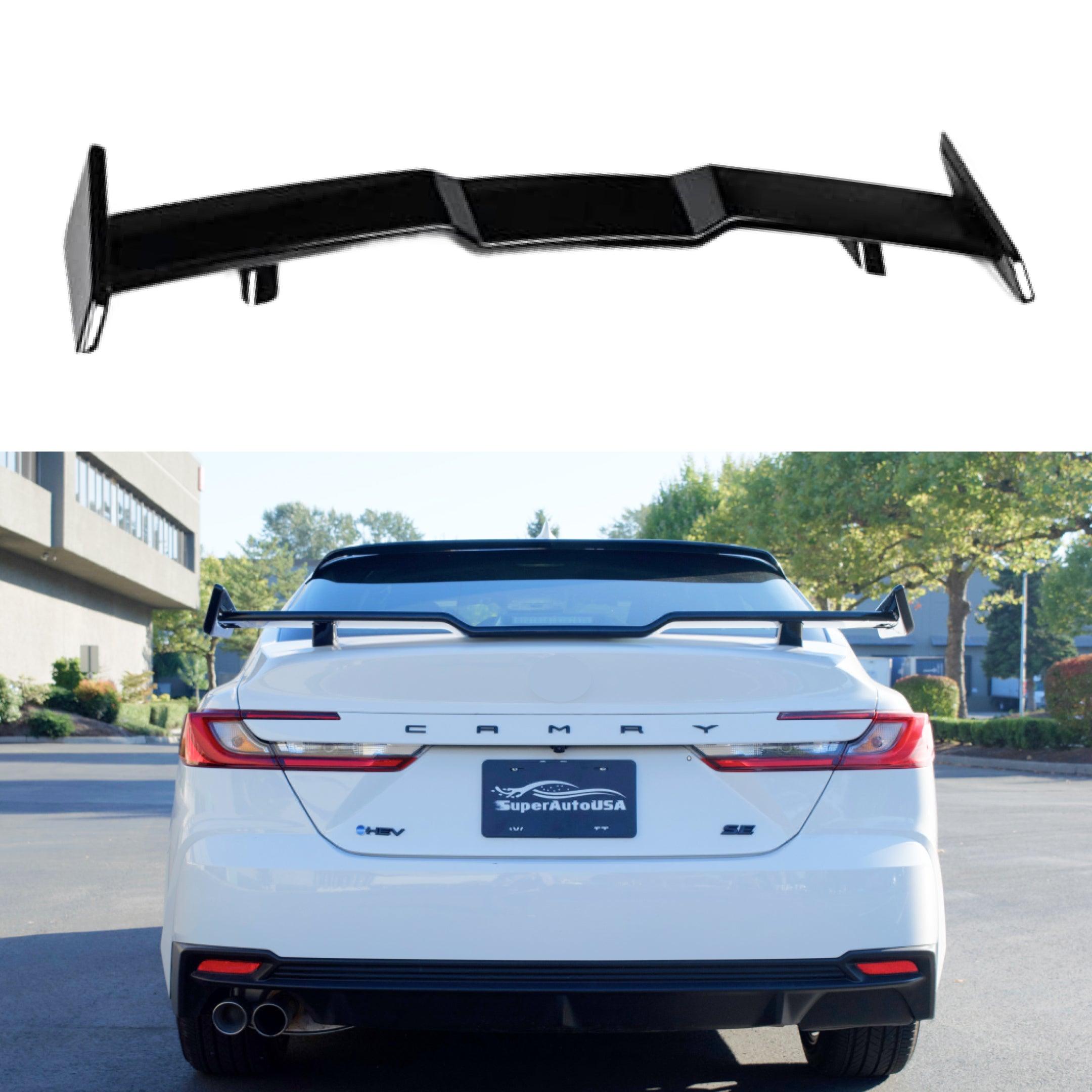 Fit 2025-2027 Toyota Camry Rear Trunk Spoiler ABS Painted (Gloss Black)