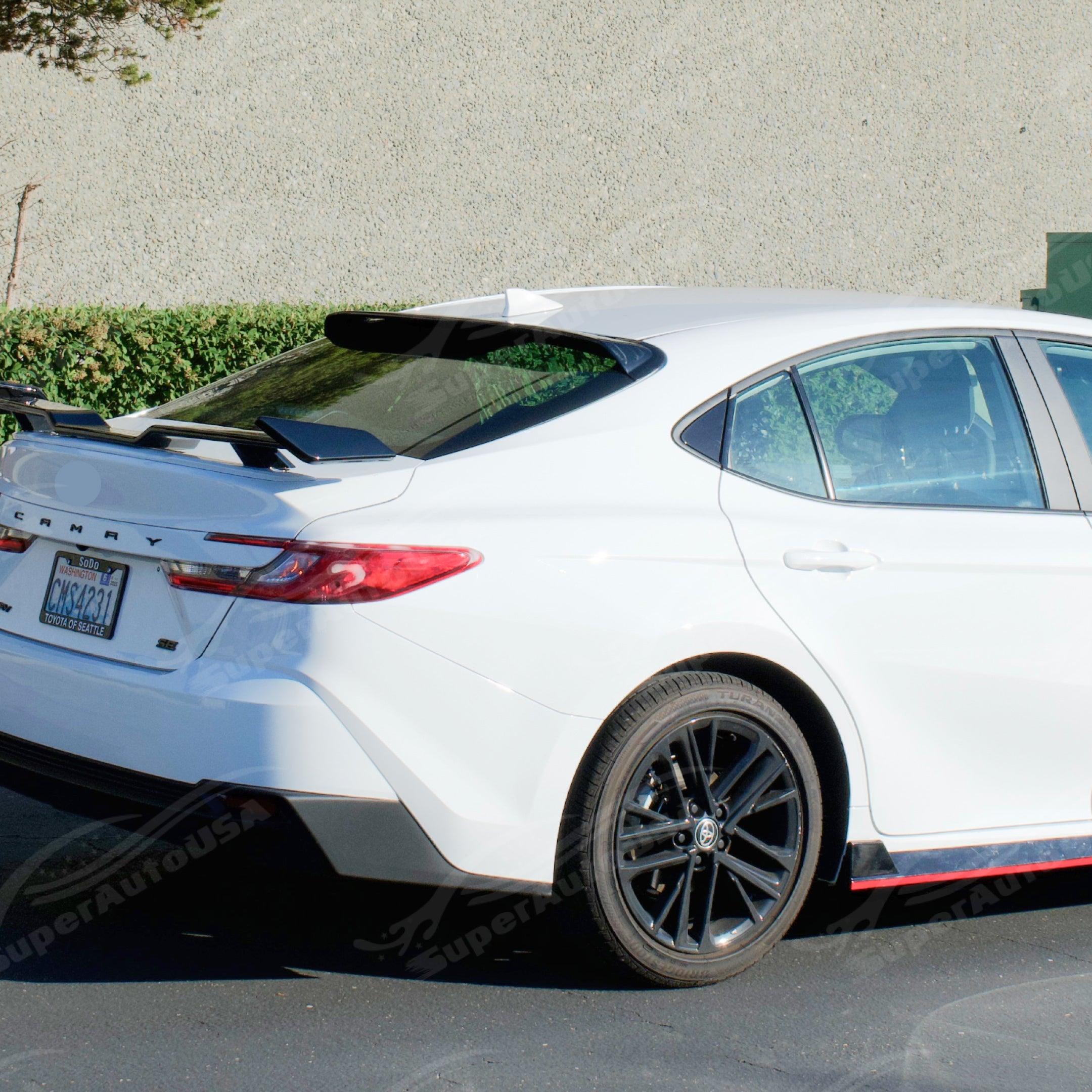 Fit 2025-2027 Toyota Camry Gloss Black Rear Roof Spoiler