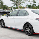 Side Skirt - Carbon Fiber Print Fits Toyota Camry 2018-2024-13
