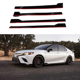 Fit 2018-2024 Toyota Camry 4 pcs set Side Body Skirts