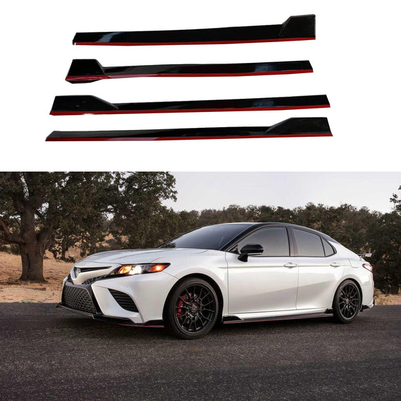 Fit 2018-2024 Toyota Camry 4 pcs set Side Body Skirts