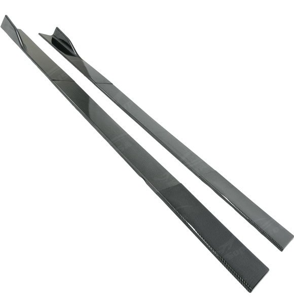 Carbon Fiber Print Side Skirts for 2019 BMW All Year Model SuperAutoUSA