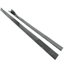 Carbon Fiber Print Side Bottom Extension Lip for 2003 BMW All Year Model SuperAutoUSA