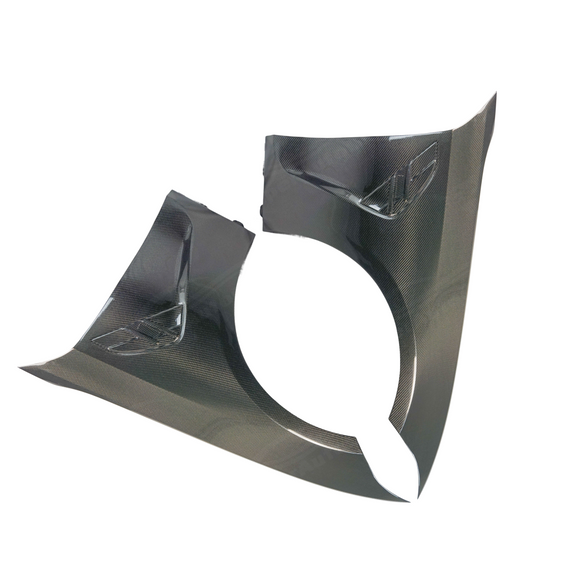 SuperAutoUSA vented carbon fiber fender panel for 2021 BMW 330i M Sport Sedan