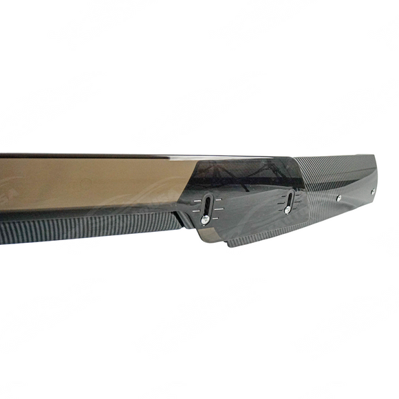 Chevrolet C7 Corvette with a sleek carbon fiber print spoiler

