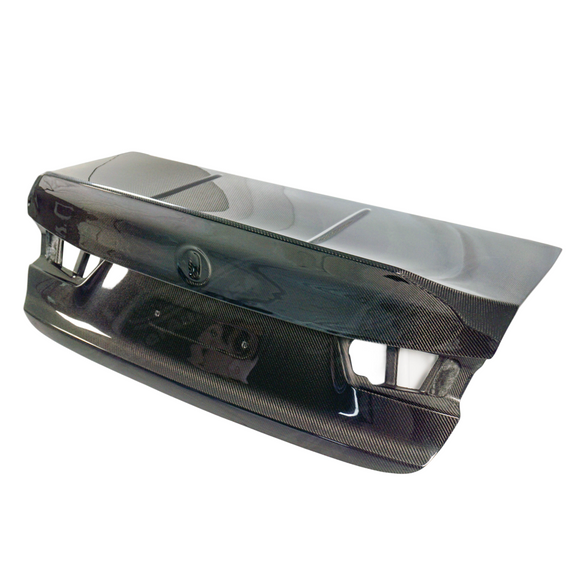 SuperAutoUSA aerodynamic carbon fiber trunk lid for 2023 BMW G80 M3 Base Sedan