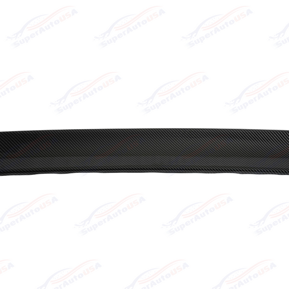 Detailed view of the UV-resistant high-gloss clear coat on the carbon fiber print wing