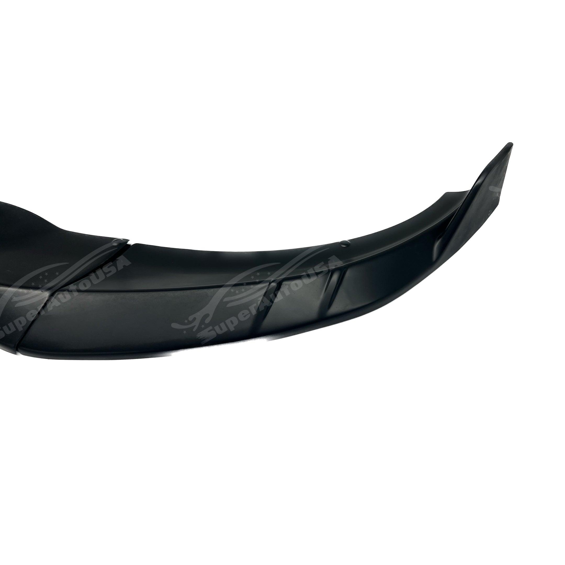 Sleek black front bumper lip spoiler enhances the aerodynamics of Dodge Charger SXT 2011-2023