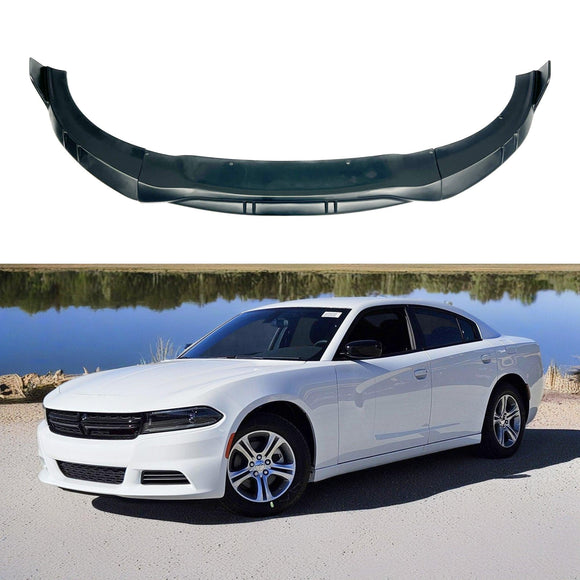 Black front bumper lip spoiler for 2011-2023 Dodge Charger SXT