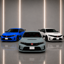 2023-2025 Honda Civic Type R FL5 - MU Style Front Lip - Paint Matched Two Tone-1