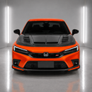 SuperAutoUSA-Honda-Civic-11thGen-VRS-CarbonFiber-Hood-AngledFront
