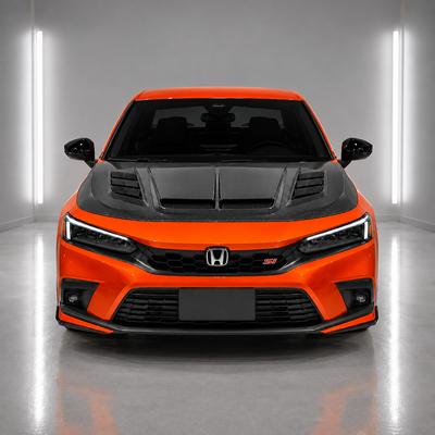2023-2027 Honda Civic / Si - Carbon Fiber VRS Style Vented Hood