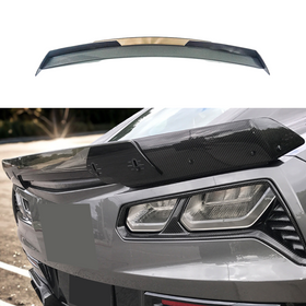 Visual carbon fiber print wing for 2014-2019 C7 Corvette

