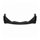 Direct front-facing view highlighting the aggressive track-width stance and lower chin splitter profile