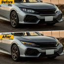 Fits Honda Civic 2016-2021 LED Head Light Front Lamps Pair Sequential Assembly-2