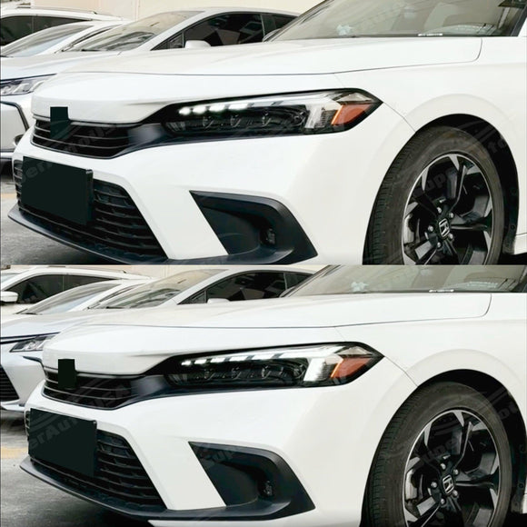 Fits Honda Civic 11th Gen 2022-2024 LED Head Light Front Lamps Assembly