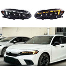 Fits Honda Civic 11th Gen 2022-2024 LED Head Light Front Lamps Assembly-1