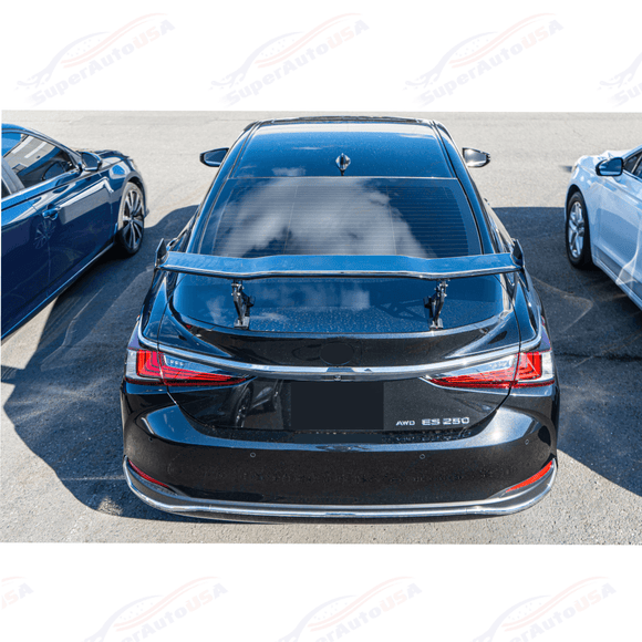 For 2006-2023 Lexus ES F Sport VIP GT Style Glossy Black Rear Trunk Spoiler Wing