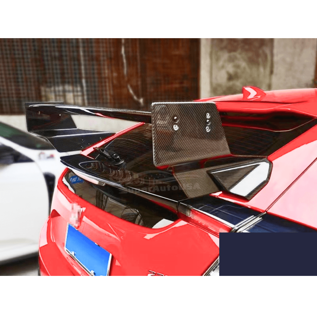 2019 Honda Civic FK8 Hatchback Real Carbon Fiber Rear Trunk Wing Spoiler