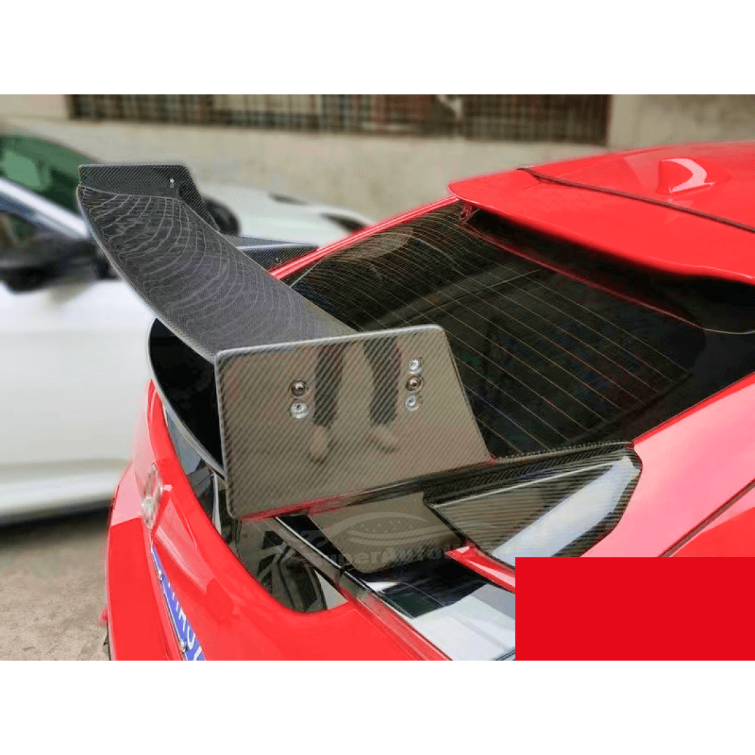 Real Carbon Fiber Rear Wing Spoiler for 2018 Honda Civic FK8 Hatchback