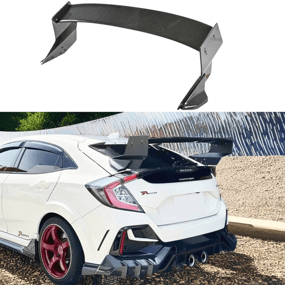 2017 Honda Civic FK8 Hatchback Real Carbon Fiber Rear Spoiler Wing