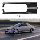 Fits 2006-2011 Honda Civic Si Coupe 2-Door Black Side Skirt Extensions Black-1