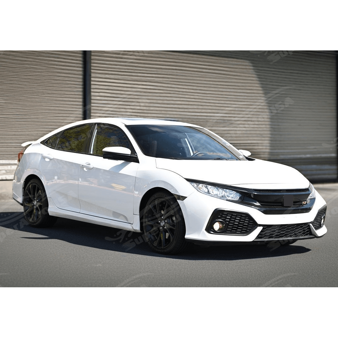 2018 Honda Civic Si Hatchback featuring OEM style black front lower grille